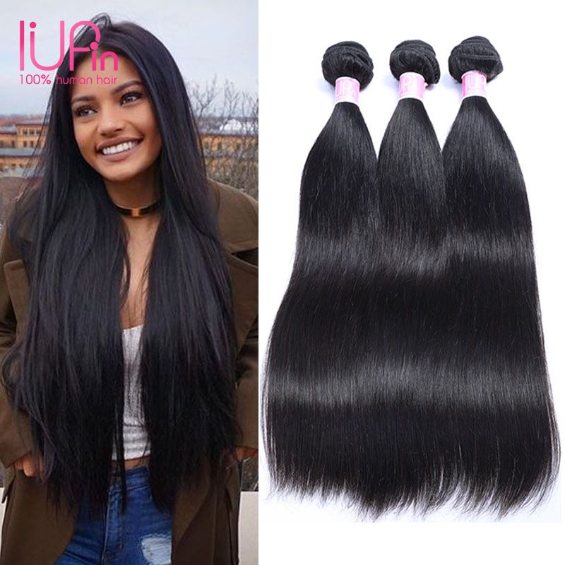 Iupin Hair Products Cheap Bundles 24 Inch Human Hair Straight Wave