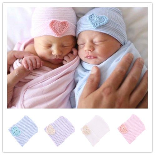 newborn baby cotton hats