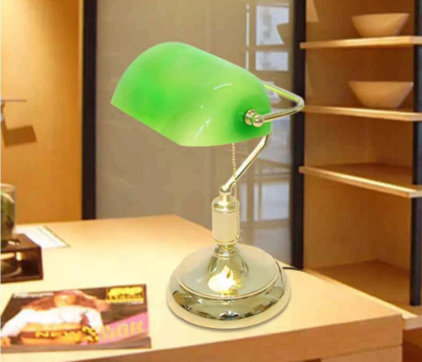 bankers lamp vintage