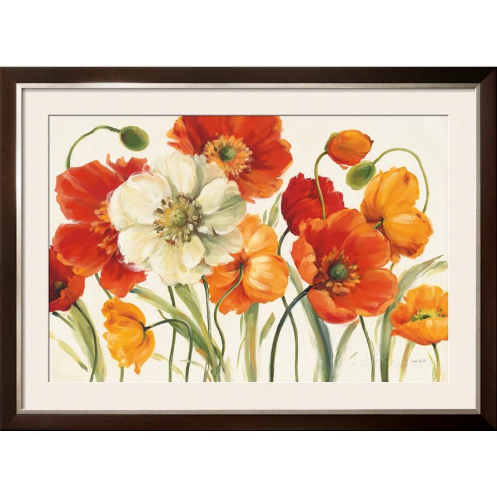 2019 Handmade Shirley Novak Paintings Poppies Melody Modern Art Flowers Oil On Canvas For Living