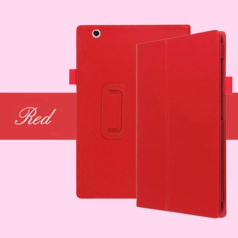 Fold Stand Litchi PU Leather Smart Cover With