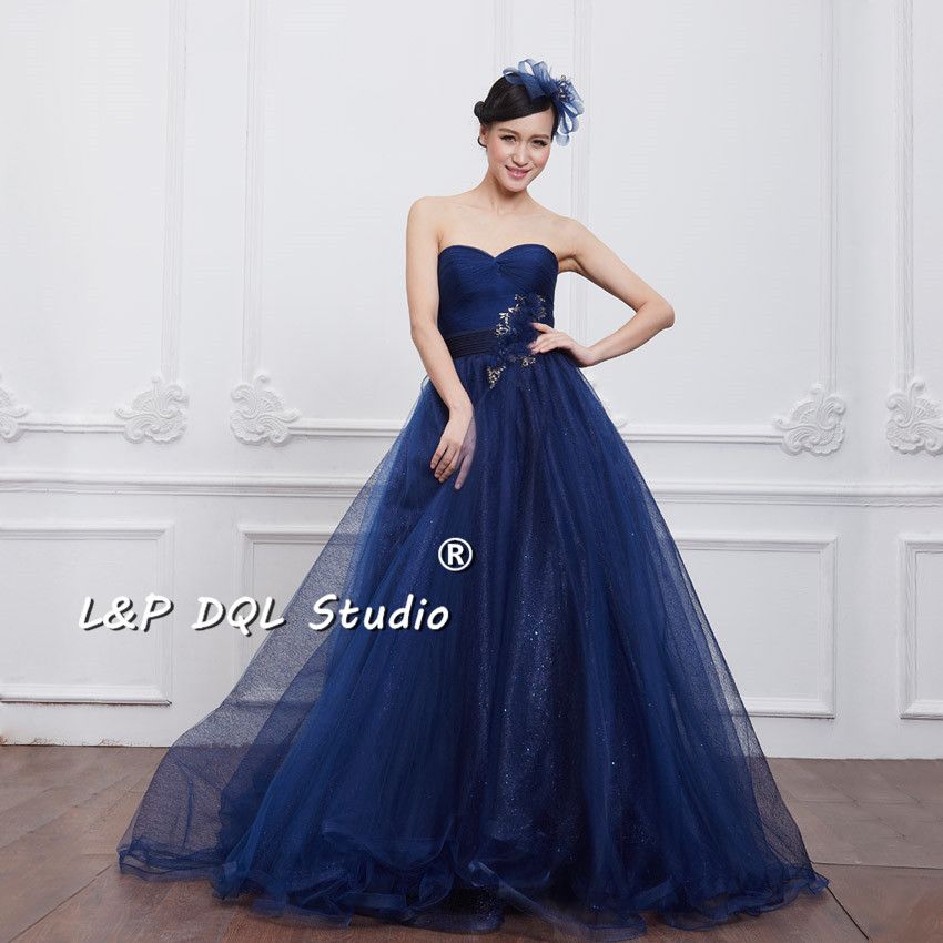 Acquistare Abiti Da Ballo Stupendo Abiti Da Sera Blu Scuro, Fucsia, Viola,  Grigio Chiaro Abito Lungo Da Sera Senza Spalline Con Retro In Tulle Morbido  Con Paillettes Economico | Consegna Veloce E