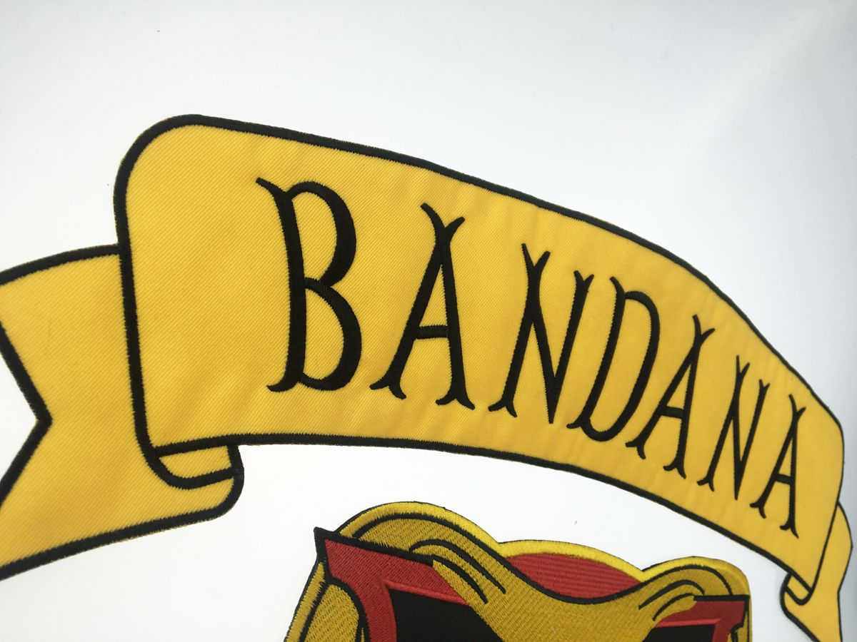 2022 Fashion BANDANA JERSEY MC Club Motorcycle Biker Embroidery Patch