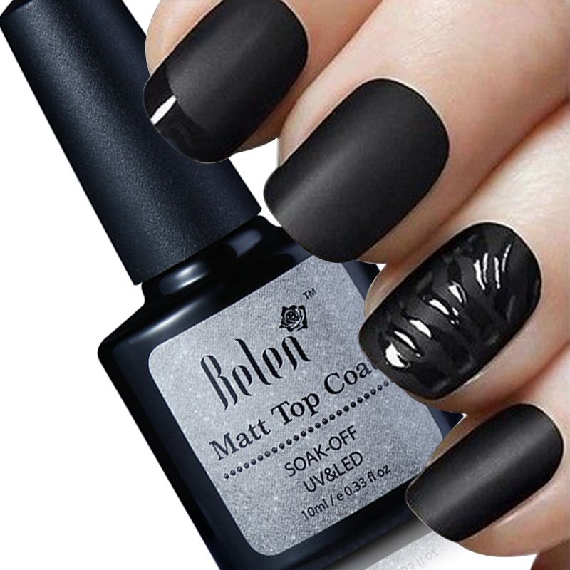 Wholesale Belen 10ml Matt Top Matt Nail Polish Lacquer Matte Gel Polish Top Gel Nail Mat Vernis