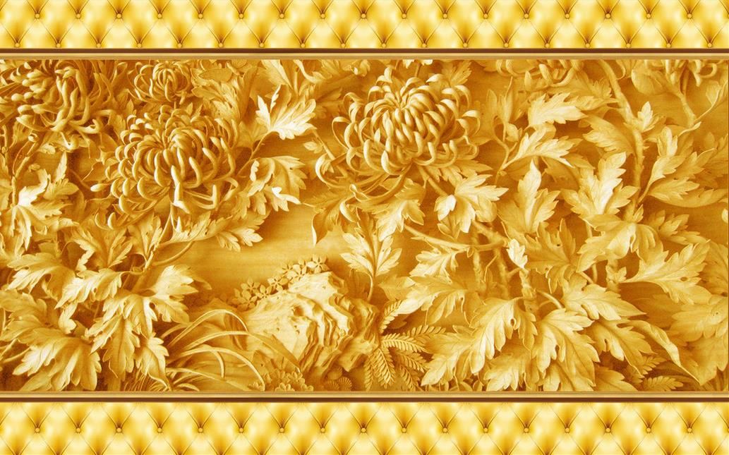 Wood Carving Background Wall Soft Bag Tv Mural 3d Wallpaper Papers For Backdrop Free Animated Desktop