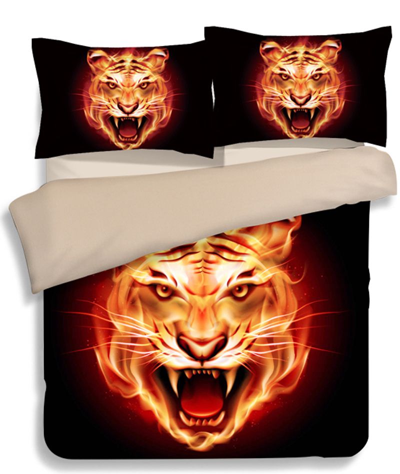 Grosshandel 3d Tier Wolf Lowe Tiger Leopard 3 Bettwasche Sets