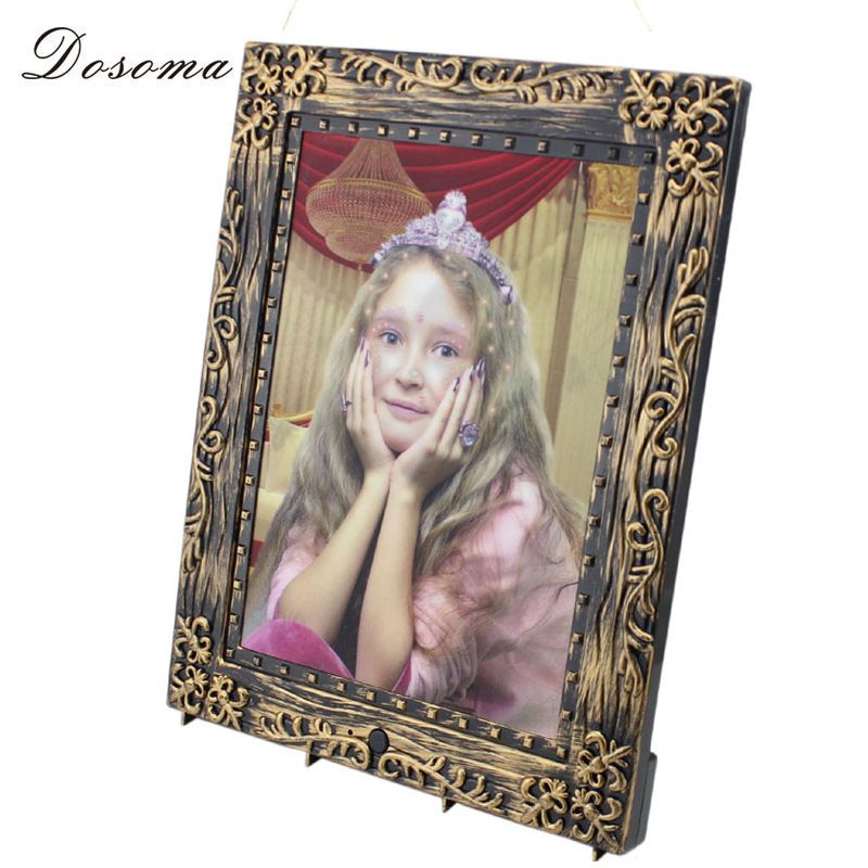 Whole Horror Audible Luminous Girl Magic Photo Whole Horror Audible Luminous Girl Magic Photo Frame Plastic Electronic Components Haunted House Props Frames White Noise Machine App