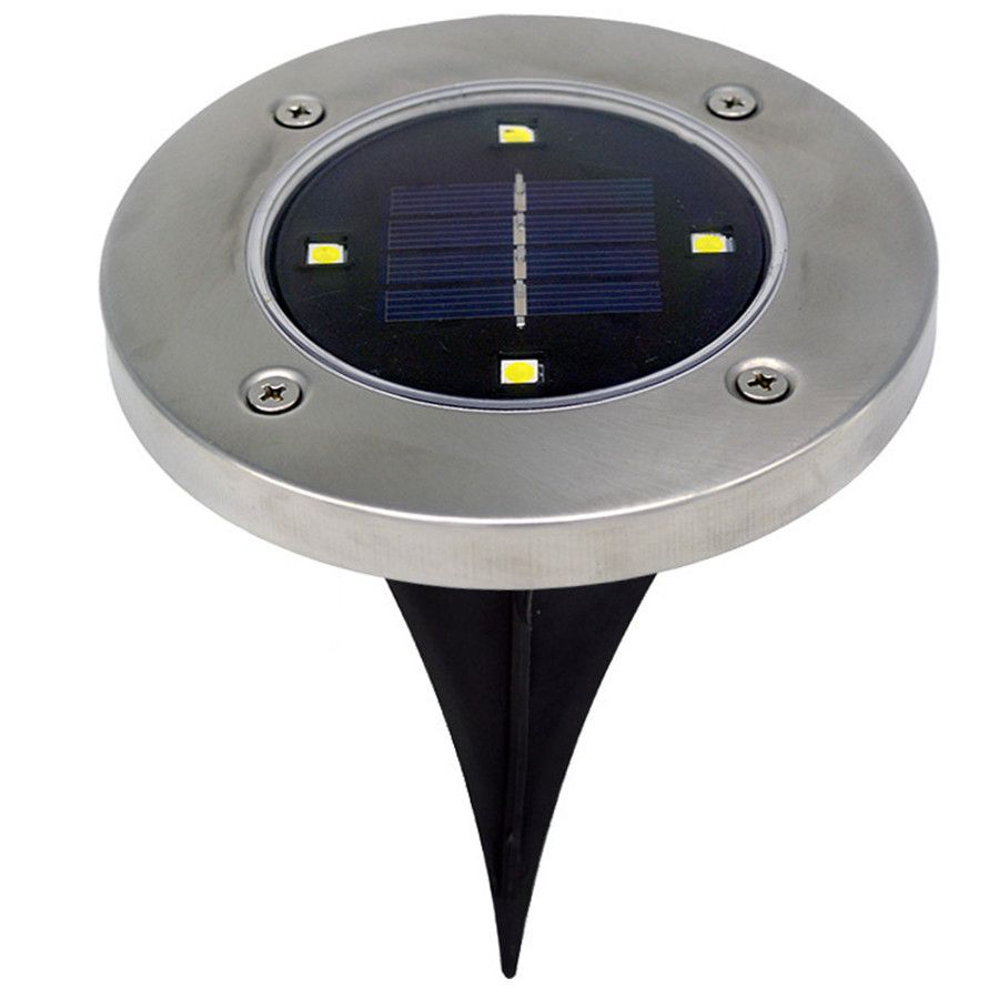 4 Led Solar Ground Light Outdoor Lamp Water Resistant Path Garden 4 Led Solar Ground Light Outdoor Lamp Water Resistant Path Garden Landscape Spike Lighting For Yard Driveway Lawn Pathway Lights