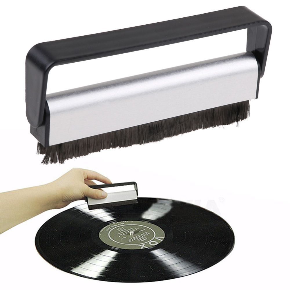 2020 Antistatic Carbon Fiber Vinyl Record Dust Cleaner Brush Turntable