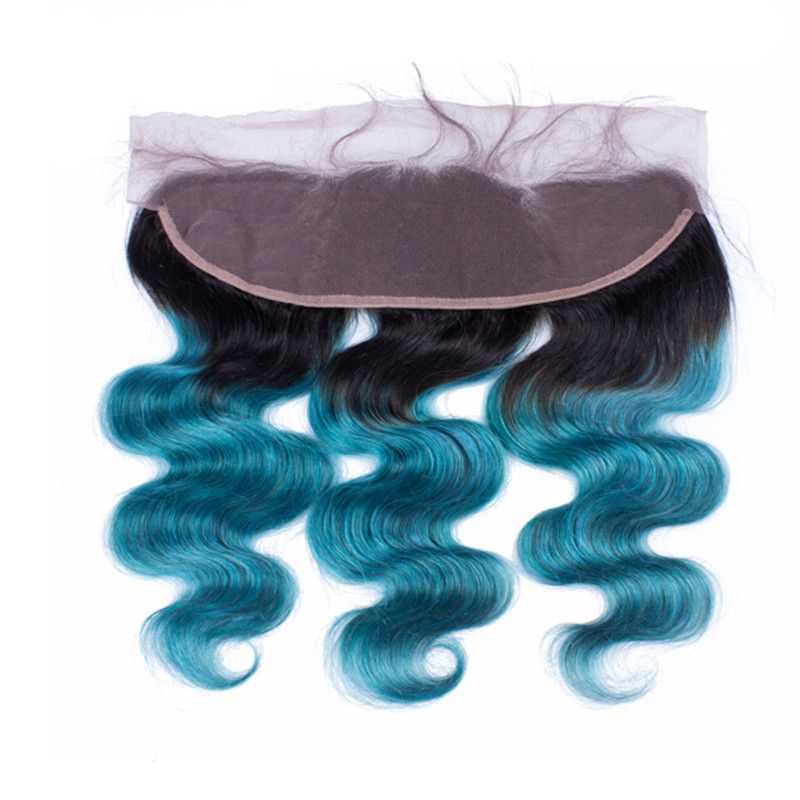 9a Ombre Hair Extensions 1b Blue Dark Root Ombre Human Hair With