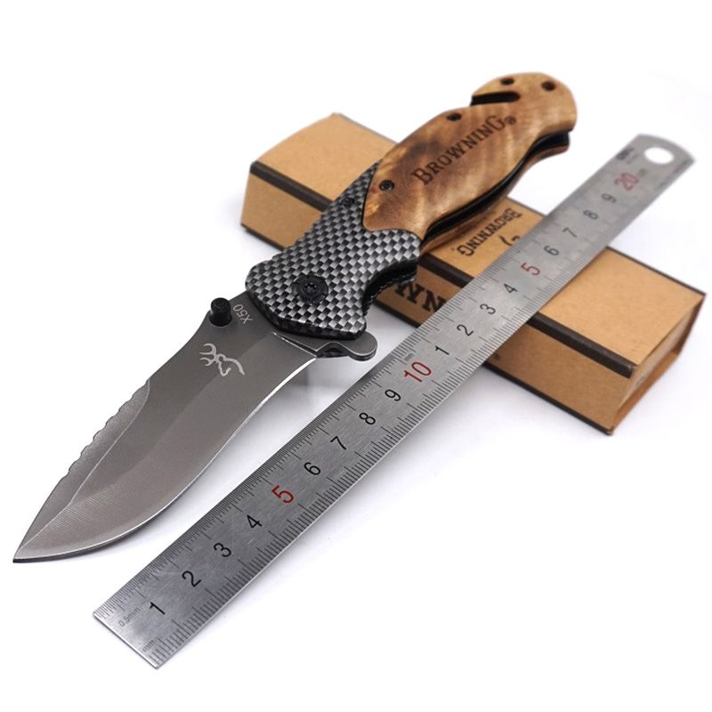 Browning X50 Tactical Folding Pocket Knife Titanium Survival Knives