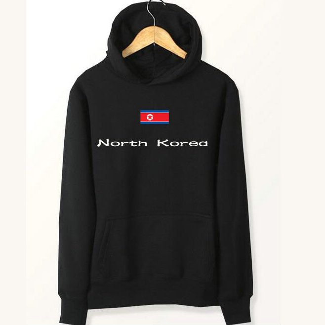 2020 North Korea Flag Hoodies Country Banner Patriotic Sweat Shirts