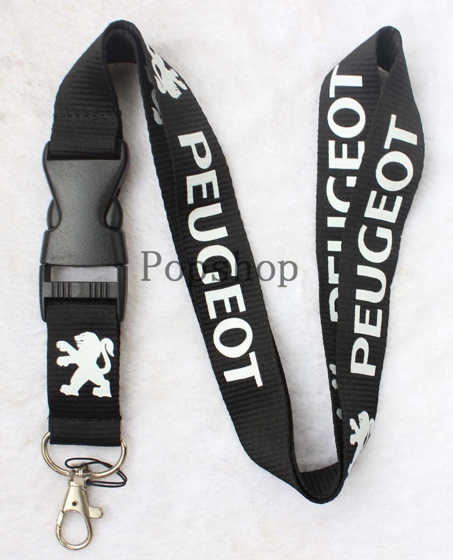 PEUGEOT Lanyard Keychain Key Chain ID 