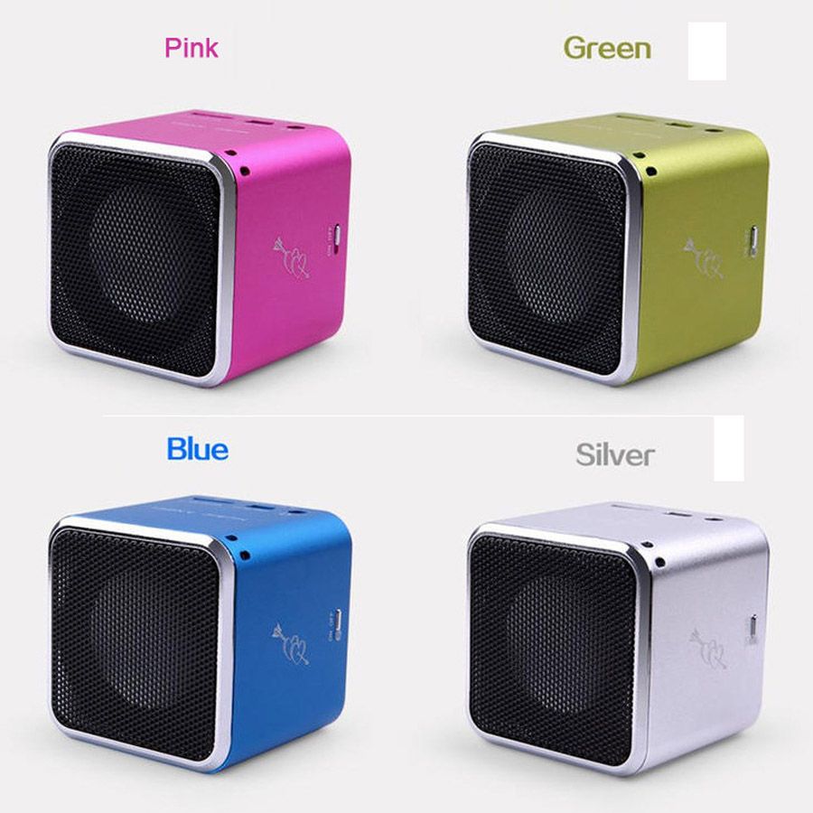 2021 MD07 Mini Speaker Cubic Music Angel Stereo JH MD07 Speakesrs With