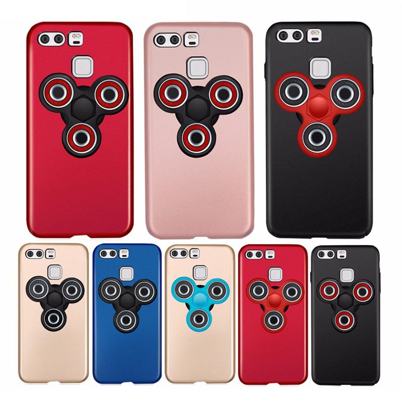 Fidget Case Hand Spinner Phone Case Luxury 2in1 Rotatable Finger Case