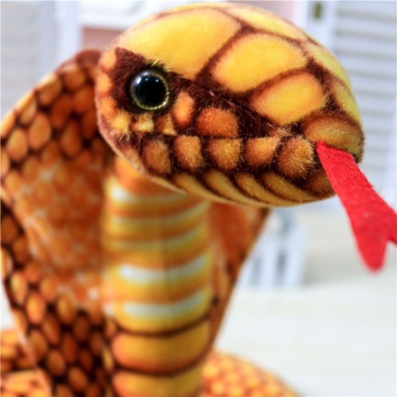 stuffed cobra snake