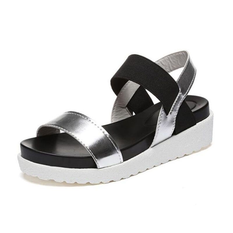 Women Sandals 2017 Summer Comfortable Elastic Band