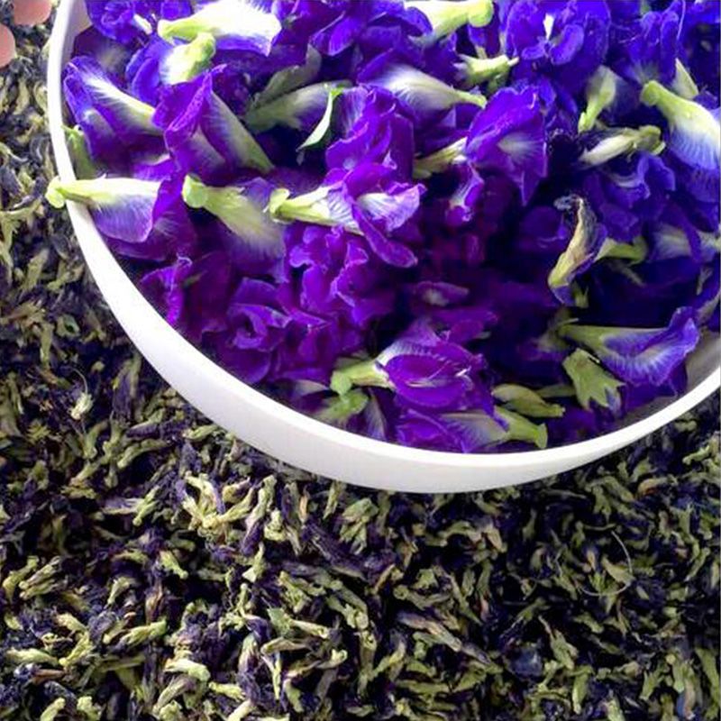 50 Seeds Thai Butterfly Pea Flower Asian Pigeonwings Clitoria Ternatea Multiple Layers Blue Pea