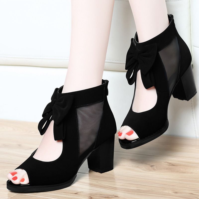 2017 Spring And Autumn Womens Shoes Fashion Women Dress Shoes Cheap Bow And Peep Toe Shoes for ...