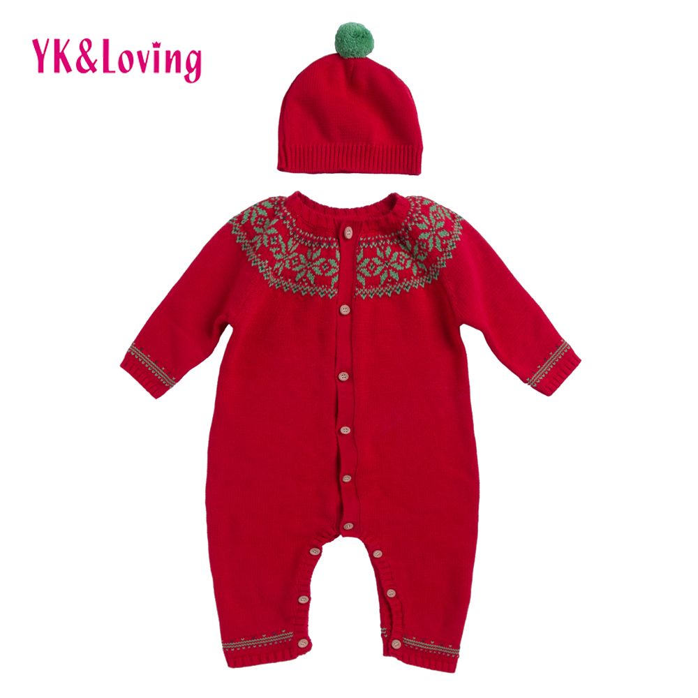 2018 Spring Baby Girls Sweater Romper Hot Sale Baby Boy Clothing