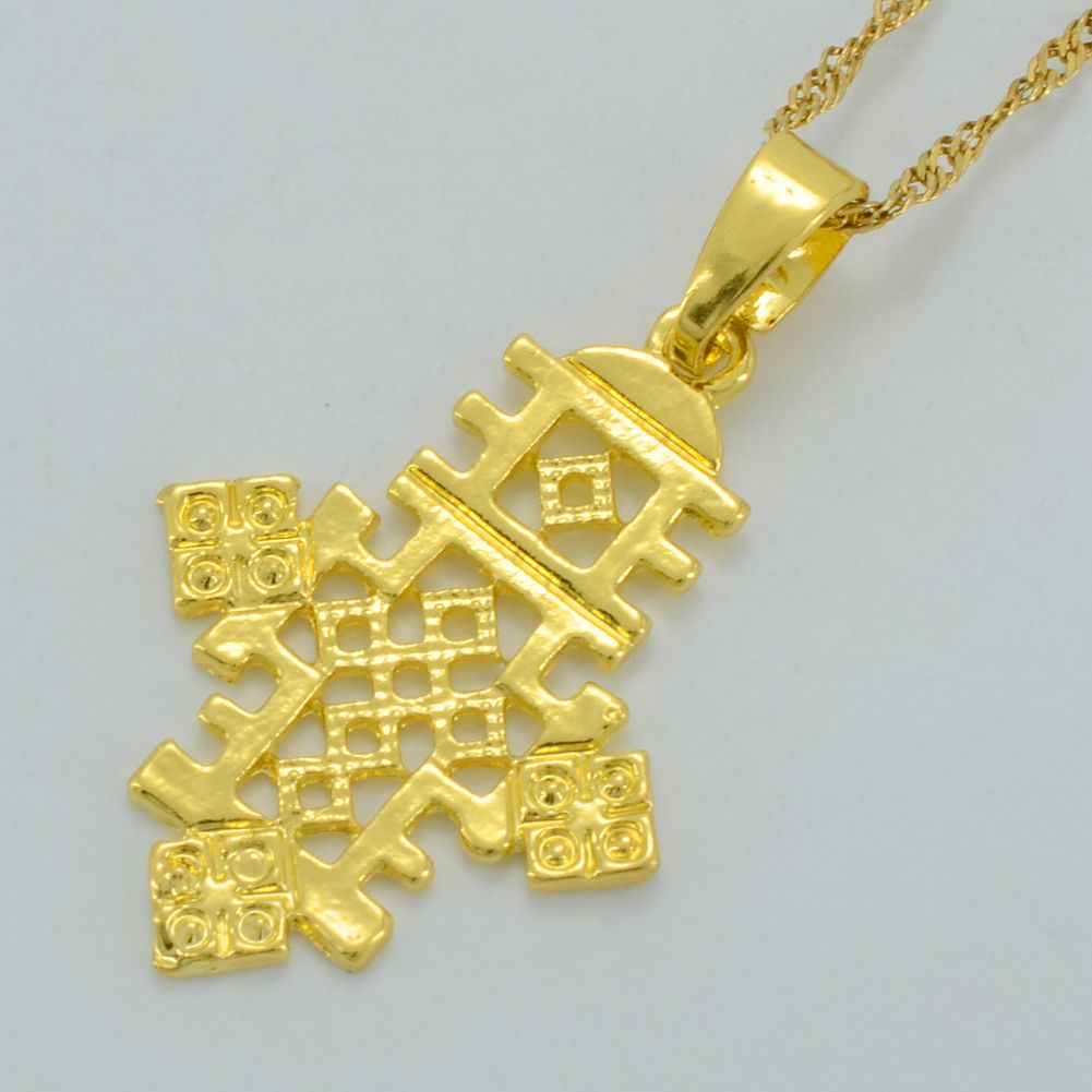 2018 Ethiopian Small Cross Pendant Thin Chain For Women S Girl Gold 2018 Ethiopian Small Cross Pendant Thin Chain For Women S Girl Gold Plated Eritrea Religion Jewelry Africa Crosses 048506 From Ixianglian 3 01 Dhgate
