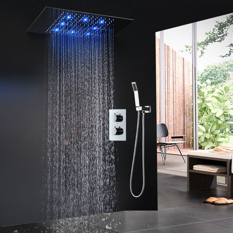 2019 Modern LED Bath Set Douche Ceiling Big Rain Massage Shower Head