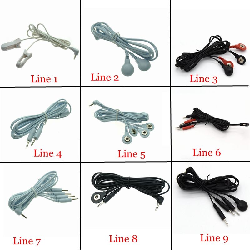 9 Kind Electro Shock Wire Electical Stmulation Cable Diy Medical Sex