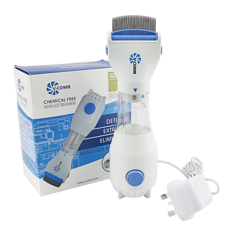 V Comb Head Lice Brush Capture Filter Electronic Pets Lice Comb High
