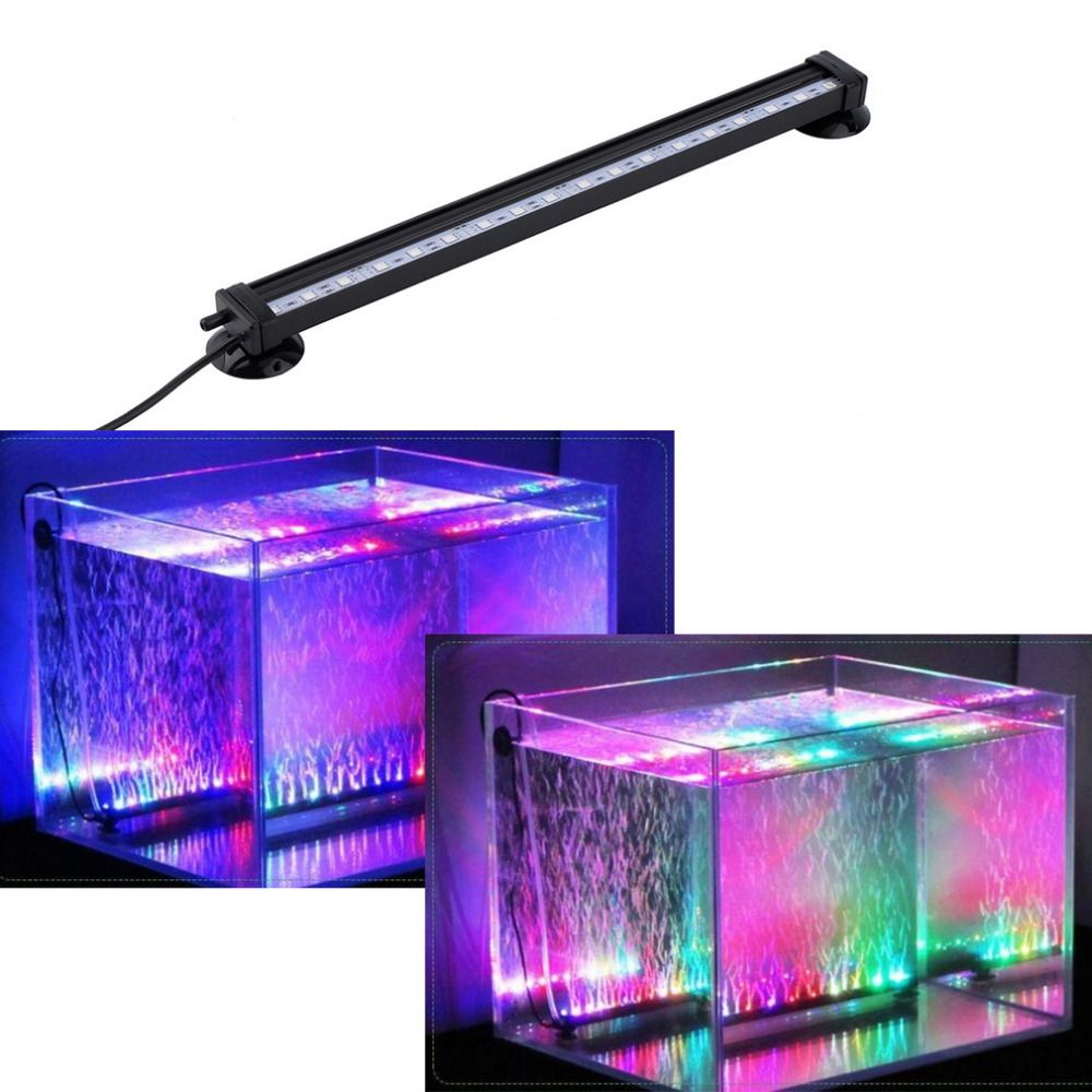 18 Led Remote Rgb Colorful Air Bubble Aquarium Light Fish Tank 18 Led Remote Rgb Colorful Air Bubble Aquarium Light Fish Tank Coral Lamp Tube Hot Underwater For Lights Online With 24 05 Piece On