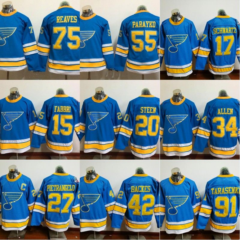 mens winter classic blues jersey