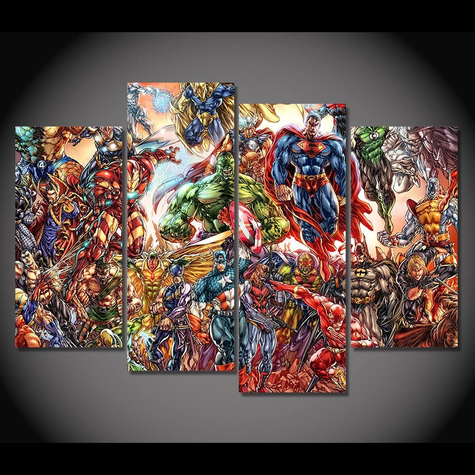 2019 Framed Hd Printed Marvel Comics Superman Hulk Picture Wall Art 2019 Framed Hd Printed Marvel Comics Superman Hulk Picture Wall Art Canvas Print Decor Poster Modern Oil Painting From Kittyfang 35 13 Dhgate Com