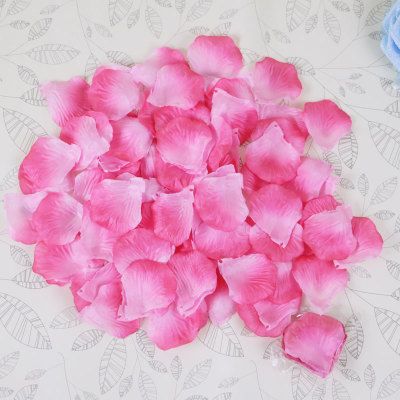 Fashion Poliestere Fiori di poliestere romantiche decorazioni di nozze di seta Petali di rosa coriandoli Nuovo venuto colorato