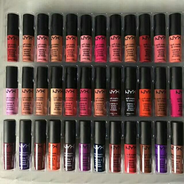 Acheter Longue Durée Nyx Soft Matte Gloss Mélanger La Couleur Chaque Ensemble Nouveau Dans La Boîte Dhl Free Rouge à Lèvres Liquide De 1879 Du