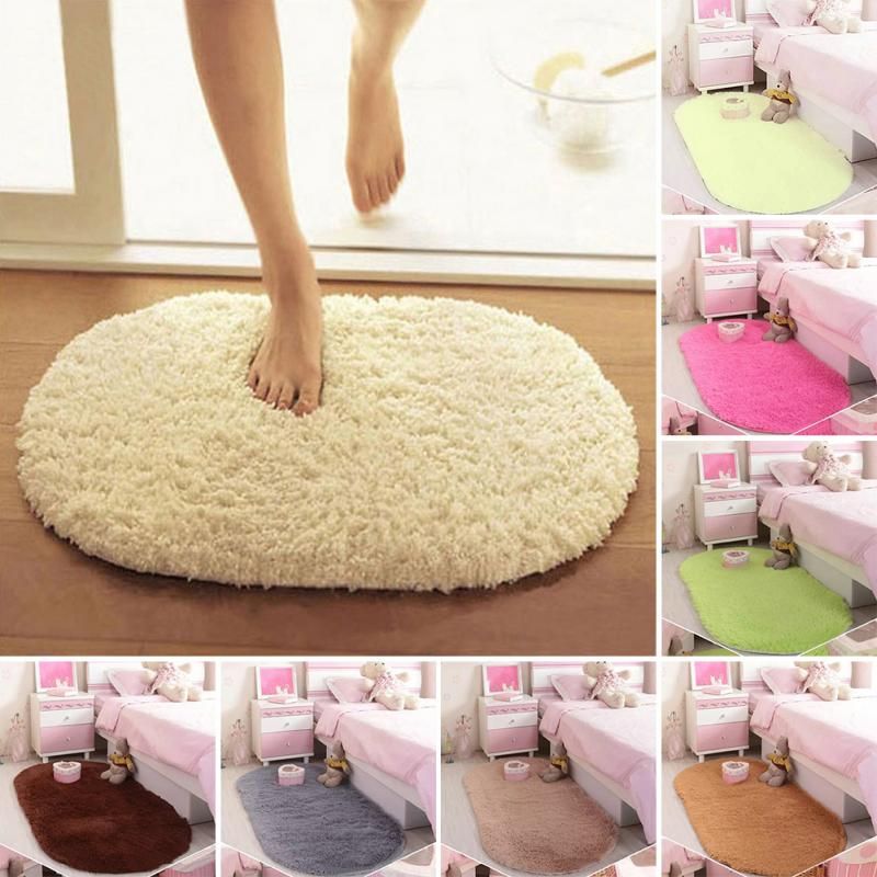 New Design 40 60cm Plush Rug Mat Magic Slip Resistant Pad Bedroom