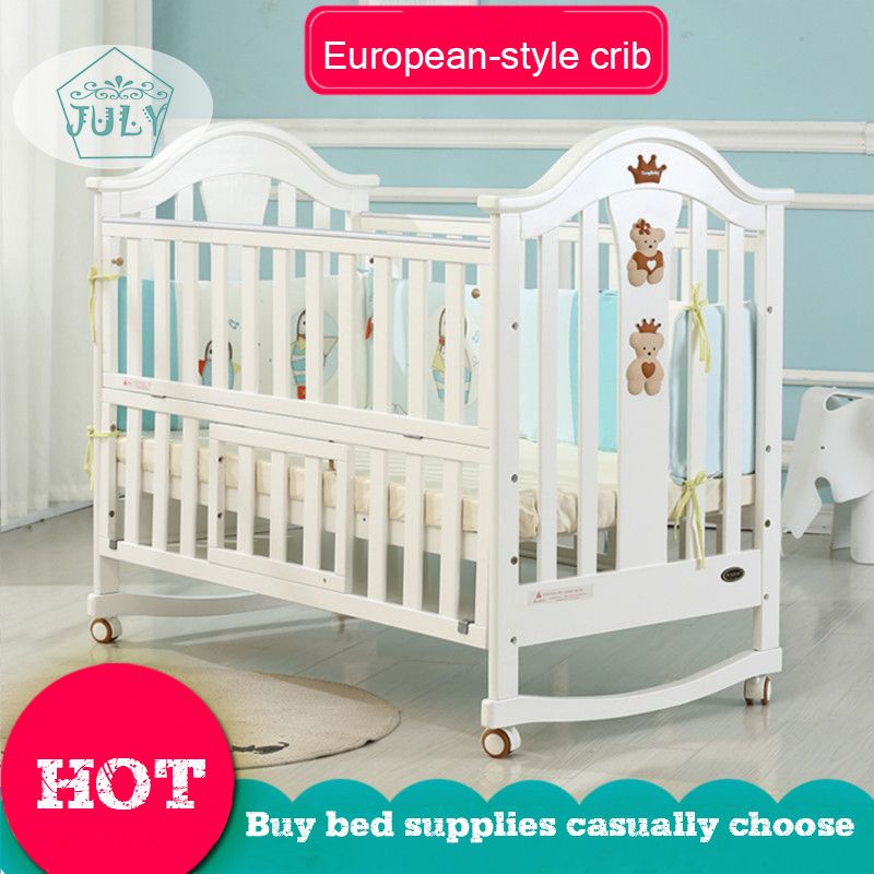 2018 High Quality Solid Wood Baby Bed Multifunctional Wooden 2018 High Quality Solid Wood Baby Bed Multifunctional Wooden Cribs Bedding Suit Soft Child Kid Sleeping From Zengjiaomm1 330 52 Dhgate Com
