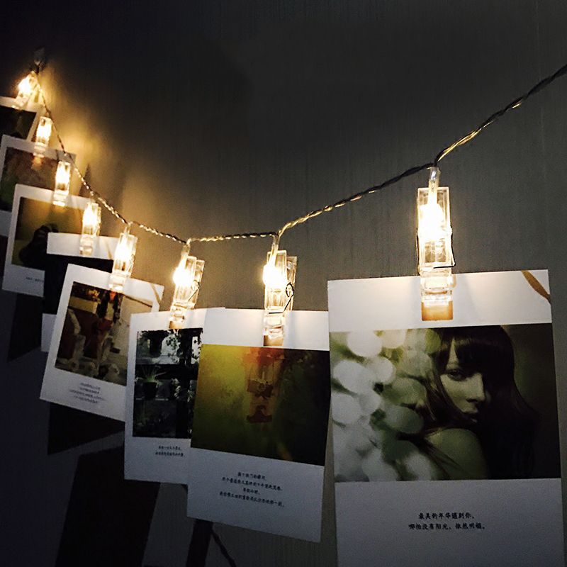 Wholesale, 1.5M Mini 10 led clip string lights wedding home decoration led christmas lights Battery Operated Holiday party fairy lights
