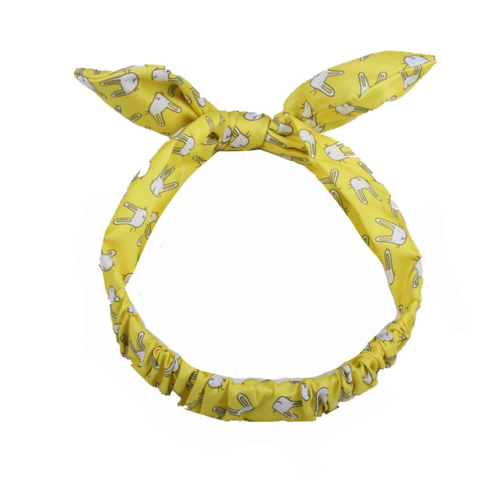 Baby Rabbit Ear Headbands Rabbit Print Headbands For Girls 2017 Fashion