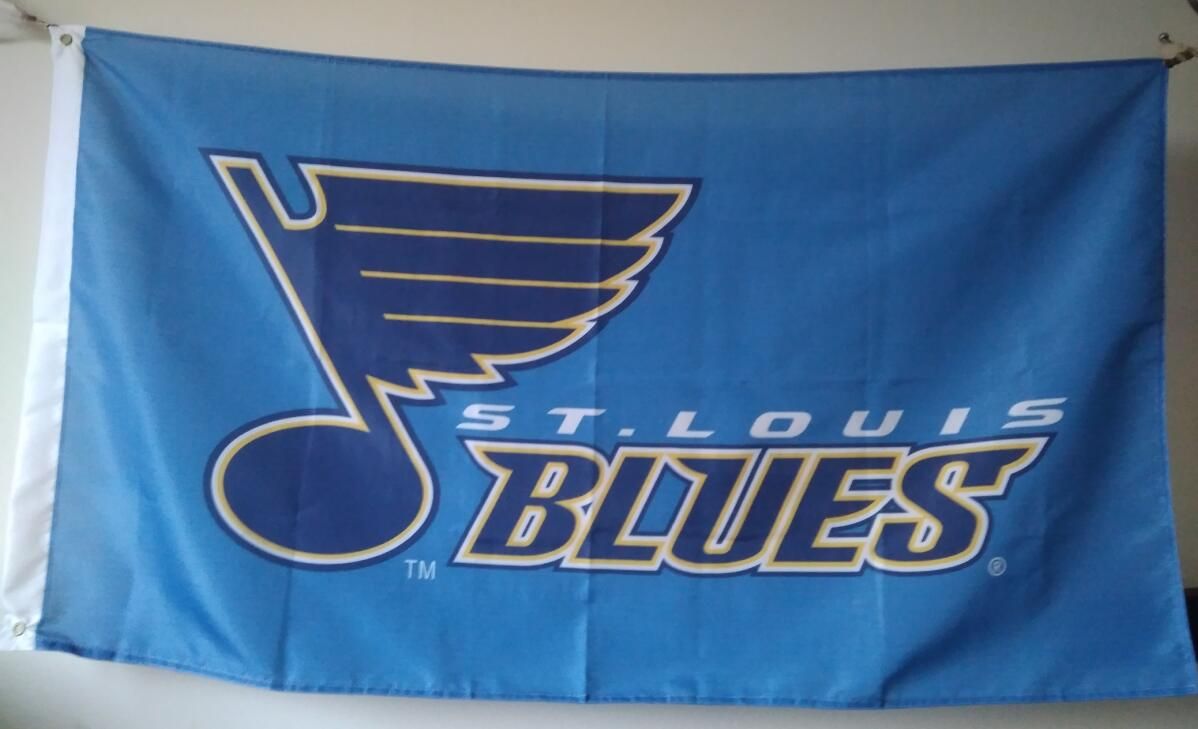 2019 St Louis Blues Flag 90 X 150 Cm Polyester Hockey Stars And Stripes Banner From Kklele886 ...