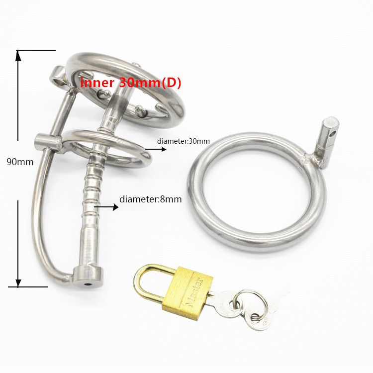 Male Urethral Chastity Device Urethra Catheter Sounds Penis Plug Stainless Steel Pee Hole