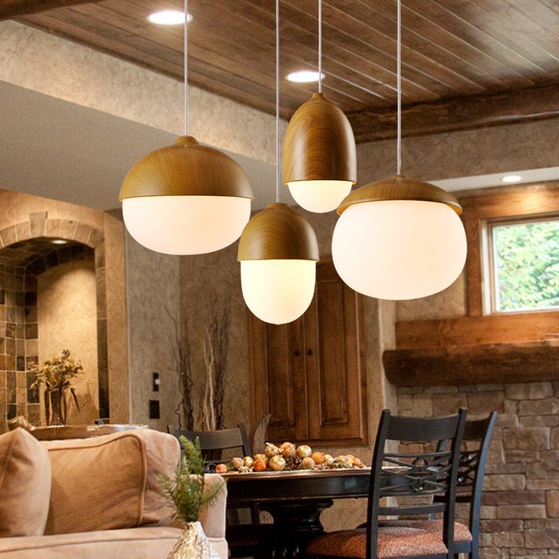 L16 Creative Nuts Cord Pendant Lamp Imitation Wood Ceiling Light L16 Creative Nuts Cord Pendant Lamp Imitation Wood Ceiling Light Home Decorative For Bar Cafe Bedroom Fixtures