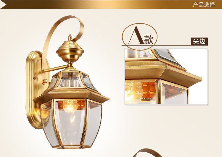2019 Antique Bronze Wall Sconce Gold Color Hotel Lamps Modern 2019 Antique Bronze Wall Sconce Gold Color Hotel Lamps Modern Outdoor Lamp Led Sconces With Copper From Britlighting
