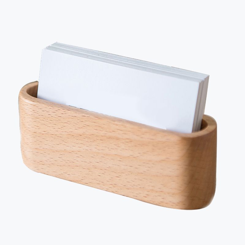 High End Wood Name Card Holder Desk Accessories Office Supplies High End Wood Name Card Holder Desk Accessories Office Supplies Simple Smooth Le