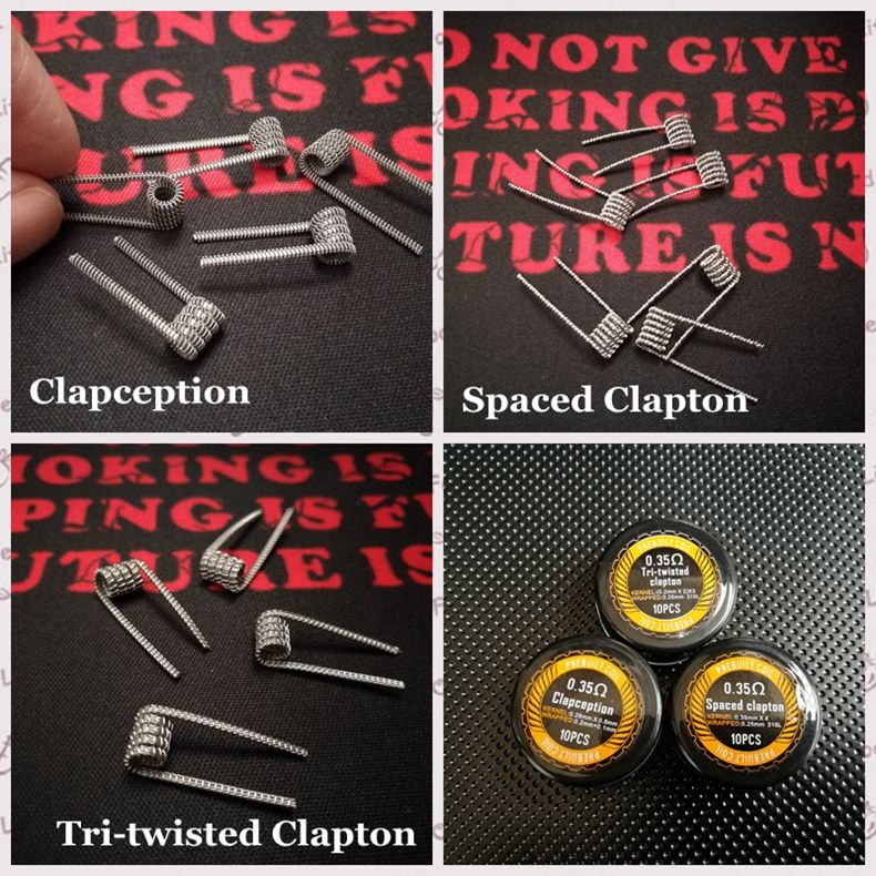 stapled clapton coils stapled clapton coils