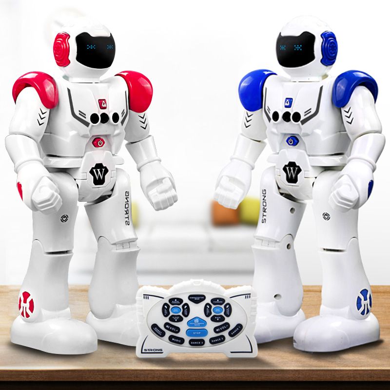 Compre RC Intelligent Robot Remote Control Smart Robots Programables Walk Slide Dance Music Talk
