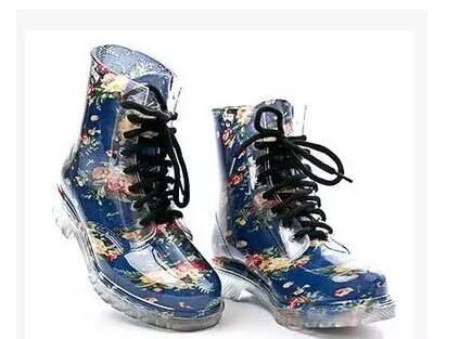 bottes de pluie leopard femme