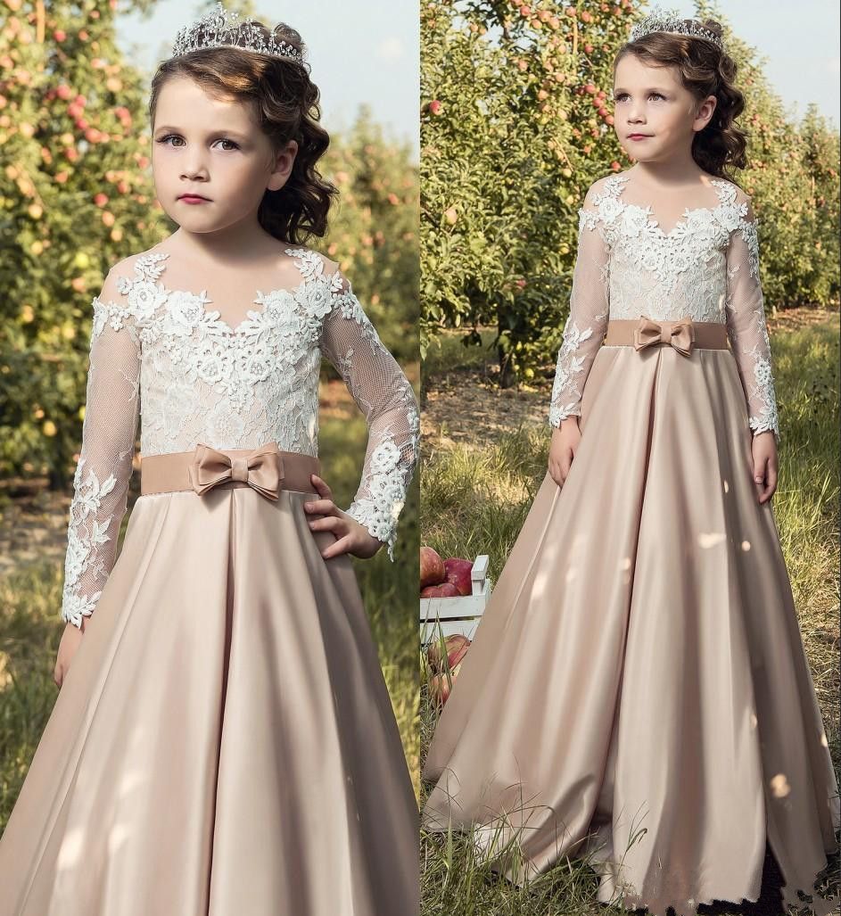 Long sleeve junior dresses formal wedding