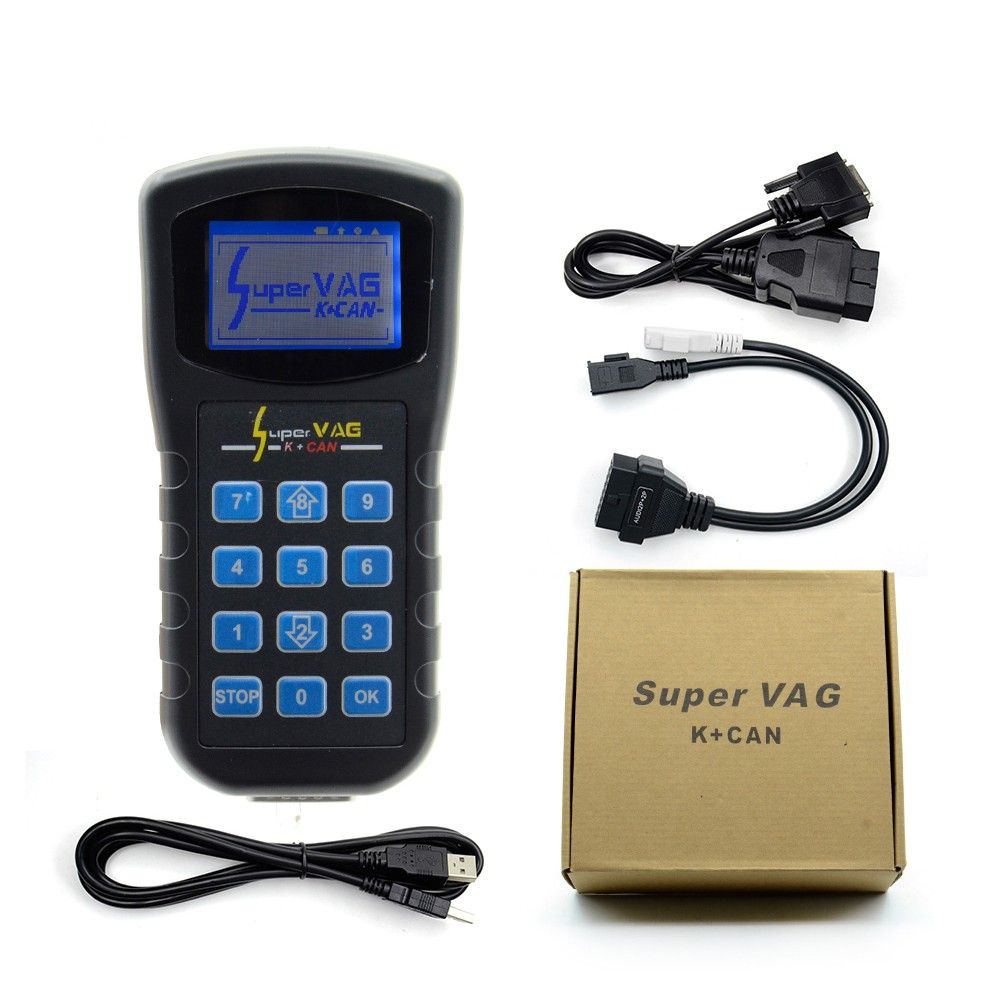 2017 Hot Super Vag K+Can v4.8 commander Super VAG 4.8 Odometer correction  multi-language Super VAG K CAN 4.8 Free Shipping