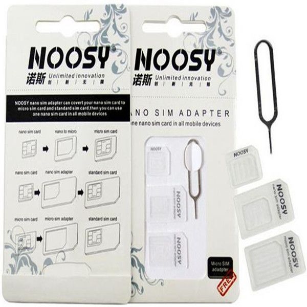 High Quality 4 In 1 Nano Sim Card Adapter Set Micro Stander Sim