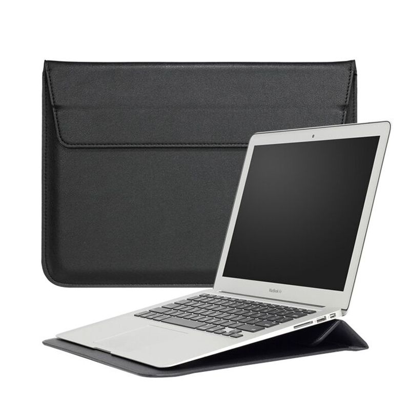 2020 Macbook Sleeve With Stand Laptop Case Shiny PU Leather For Macbook