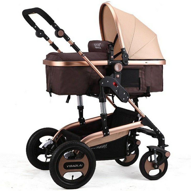 Passeggino 2 In 1 Convertibile Con Culla - Lusso E Comfort Per Neonato E Bambino